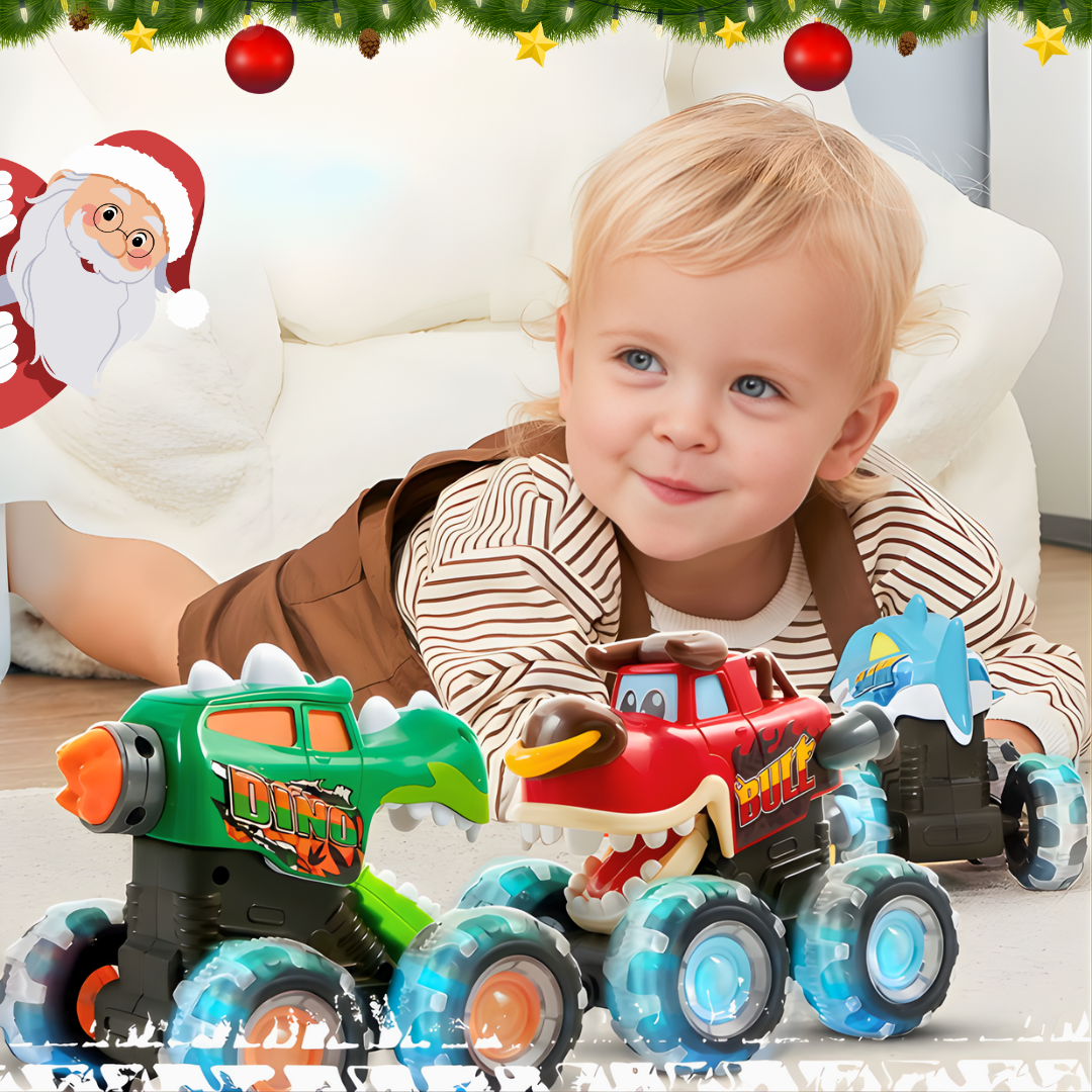 LumiRage® - Voiture Monster aux Grands Pieds Lumineux